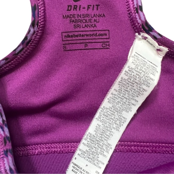 Nike Pro Purple Sports Bra EUC S - Picture 6 of 7
